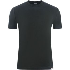 Dsquared2 Bold Brand Logo on Sleeve Black Underwear T-Shirt