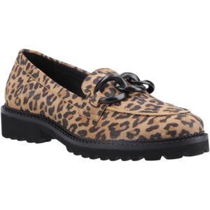Hush Puppies - Gianna - Leren Instappers - Leoparden