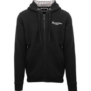 Aquascutum - Classic Embossed Signature Logo - Hoodie - Zwart