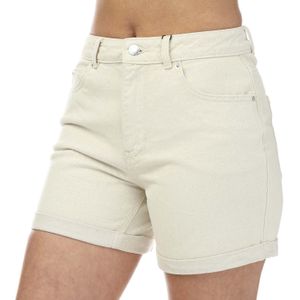 Vero Moda Dames/Dames Zuri Denim High Rise Los Korte Broek (Ecru)