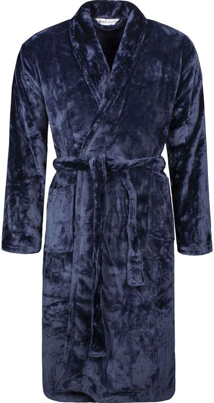 Heat Holders - Zachte Warme Heren Badjas - Marineblauw