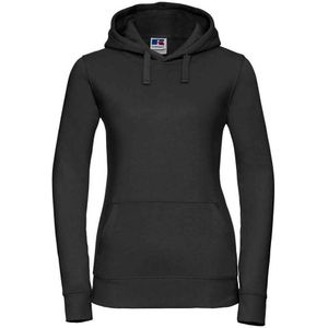 Russell Dames/Dames Authentic Hoodie (Zwart)