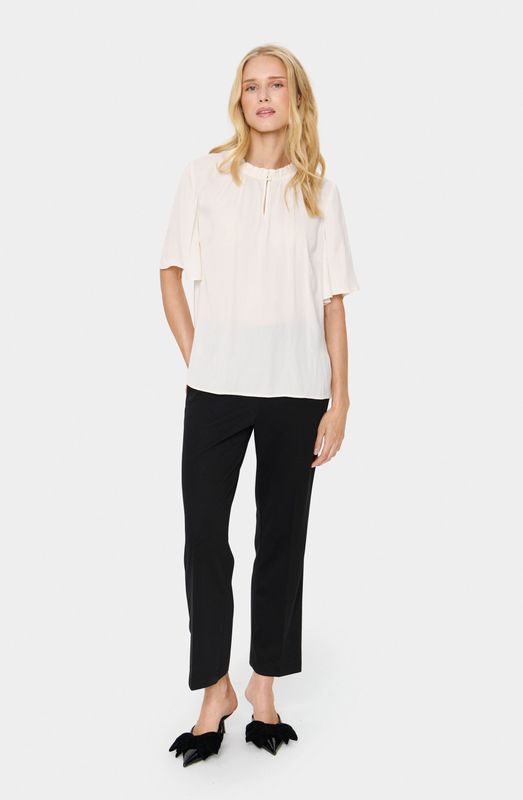 SAINT TROPEZ - Blouse 'Briana' - Wit - Blouseshirt