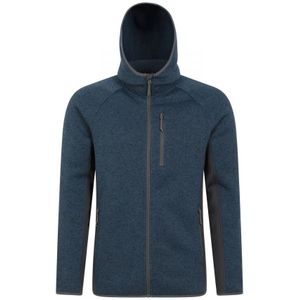 Mountain Warehouse Heren Treston Fleece Hoodie (Marine) - Maat M