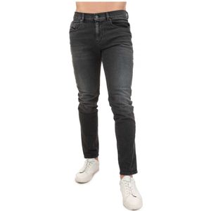 Men's Diesel D-Strukt Slim Jeans in Black