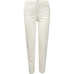 Only Dames/Dames Emily Hoge Taille Rechte Jeans (Ecru)