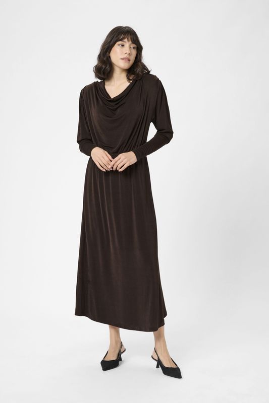 Jersey jurk KAgina Jersey jurk Regular fit dark brown