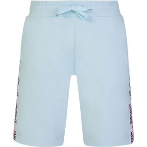 Moschino - Loungewear - Blauwe Short - Korte Broeken - Tape-logo