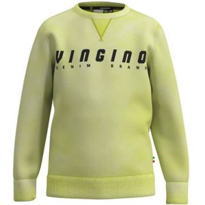 Vingino Sweater Met Logo Licht Neon Groen - Maat 2J / 92cm