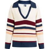 Dreimaster - Gebreide Trui - Wit - Dames - Viscosemix