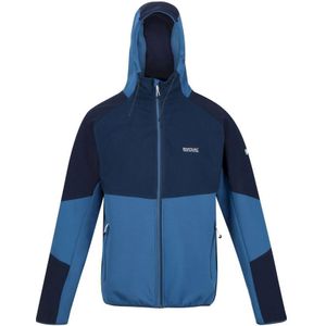 Regatta Heren Highton Pro Hooded Full Zip Hoodie (Maanlicht Denim/dynastieblauw) - Maat 2XL