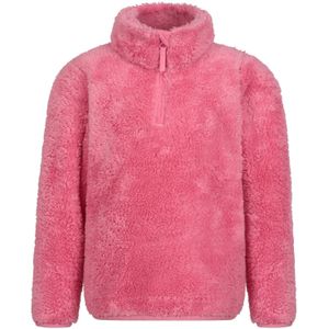 Mountain Warehouse Kinder/Kids Teddy Half Zip Fleece Top (Roze)