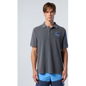 North Sails Polo overhemd Met pigmentgeverfde afwerking