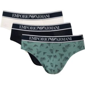 Emporio Armani Slipy 3 Pack Heren Wit - Maat XL