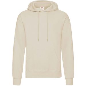 Fruit Of The Loom Unisex Volwassenen Klassiek Sweatshirt Met Capuchon (Natuurlijk) - Maat S