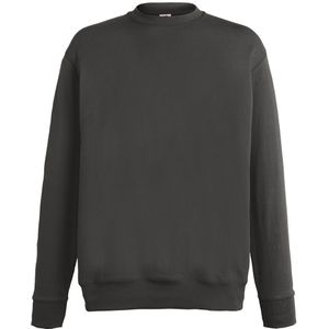 Fruit of the Loom Heren Lichtgewicht Drop Shoulder Sweatshirt (Licht Grafiet)
