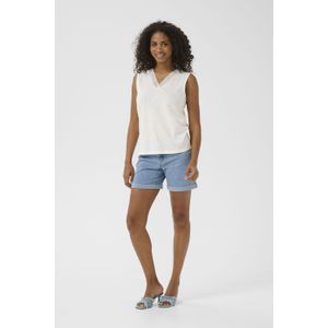 Mouwloos shirt Regular fit Chalk white