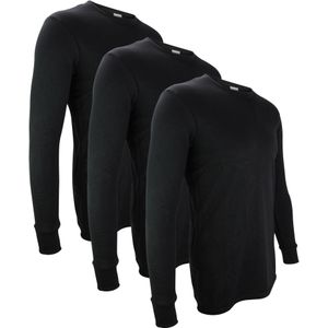 3-Pack Heren Thermo Ondergoed Top | Winter Basislaag Lange Mouwen Top