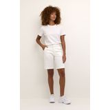 Korte broeken - Cream - Regular Fit - Hoge Taille - Boven de Knie