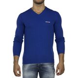 Roberto Cavalli - Gebreide Trui - Blauw - 50% Polyamide 40% Viscose 10% Angora