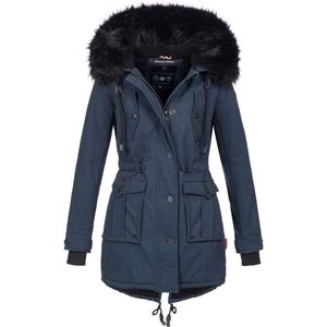 Navahoo Dames Winterjas Luluna – Met Teddyfleece & Afneembare Bontkraag
