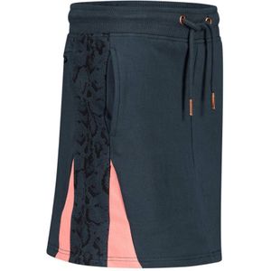 Jake Fischer Rok Donkerblauw/lichtroze - Maat 10J / 140cm