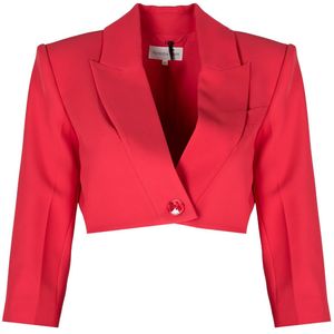 Patrizia Pepe - Jas - Roze - Kort en Aansluitend - Vrouw