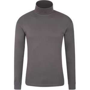 Mountain Warehouse Heren Meribel Katoenen Thermo Top (Donkergrijs)