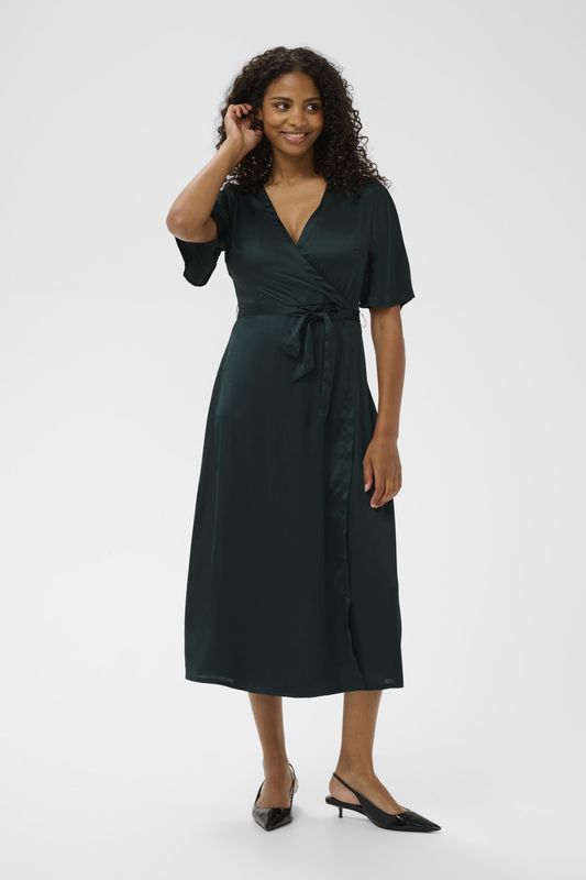 Jurk KAamara Jurk Regular fit dark green