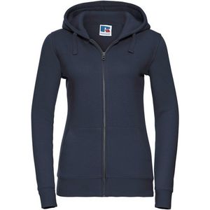 Russell Dames/Dames Authentic Full Zip Hoodie (Franse marine)
