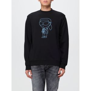 Karl Lagerfeld - Icon Sweatshirt - Zwart - Katoen - Lange Mouwen