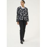 Kaffe - Valia - Tussenjas - Nachtblauw/Wit