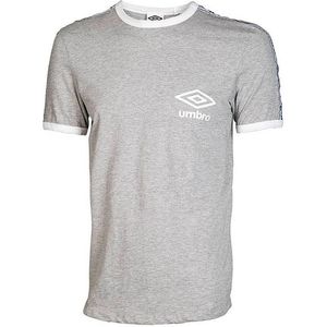 Umbro Taped Ringer Heren Grijs T-Shirt