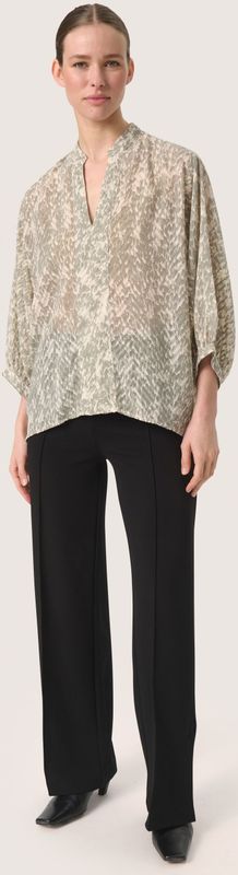 Soaked in Luxury, Dames, Blouses & Shirts, Beige, Maat: M