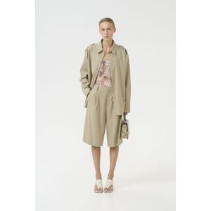 Shirt met lange mouwen Loose fit beige