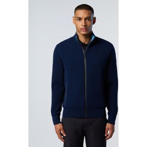 North Sails Trui Technisch gebreide ritssluiting over de hele lengte