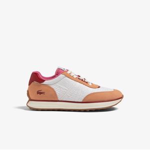 Lacoste L-Spin Trainers voor dames in Wit roze