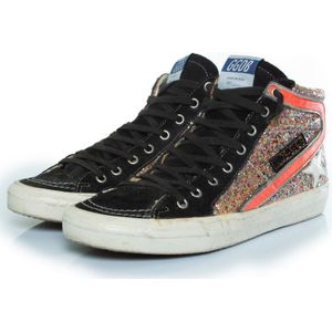 Golden Goose Slide high top glitter sneakers met suède