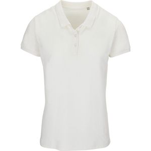 SOLS Dames/Dames Planet Piqué Biologisch Poloshirt (Gebroken wit)