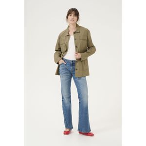 Jas Oversize fit Dusky Green Wash green