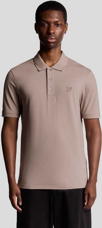 Lyle & Scott Superfine Katoenen Poloshirt - Grijs