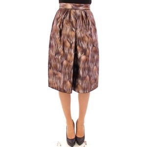 Dolce & Gabbana, Dames, Rokken, Bruin, Maat: S Zijde,