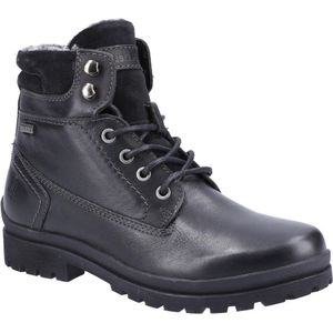 Hush Puppies Dames/dames Annay Leren Combat Boots (Zwart)