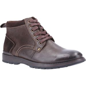 Hush Puppies Heren Dean Leren Laarzen (Bruin)