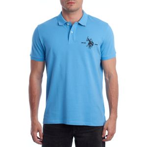 U.s. Polo Assn., Heren, Tops, Blauw, Maat: M Katoen,