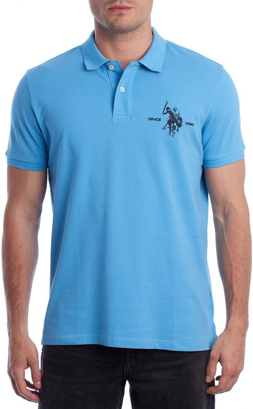 U.s. Polo Assn., Heren, Tops, Blauw, Maat: M Katoen,