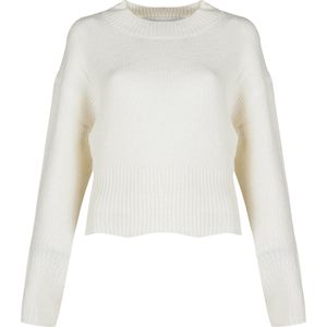 Silvian Heach - Losgebreide Trui - Beige - Wol - Ronde Hals