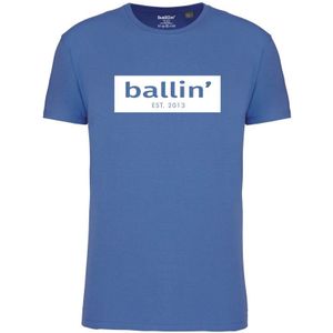 Ballin Est. 2013 Tee SS Cut Out Logo Shirt Blauw - Maat 3XL