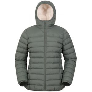 Mountain Warehouse Met imitatiebont gevoerde dames/dames jas (Kaki Groen)