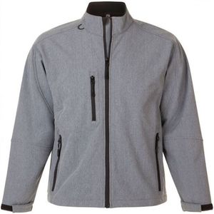 SOLS Heren Relax Soft Shell Jacket (ademend, winddicht en waterbestendig) (Grijze Mergel)